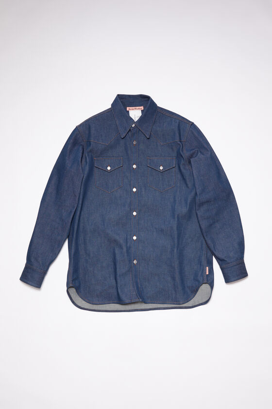 (image for) Premium-Grade Denim button-up shirt